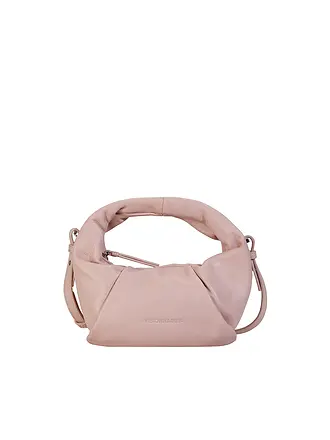 LES VISIONNAIRES | Bolso de cuero - Mini Bolso GRETA MINI ESSENTIAL SILKY | rosa